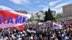 Massendemonstrationen für die umfassende Wiederformierung der Arbeiter- und Gewerkschaftsbewegung, gegen regierungs- und arbeitgeberhöriges Gewerkschaftswesen, für neue Errungenschaften der Arbeiterklasse