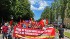 Münih'teki G7 zirvesine karşı düzenlenen mitingde Yunanistan Komünist Partisi ve Türkiye Komünist Partisi'nin mücadeleci varlığı
